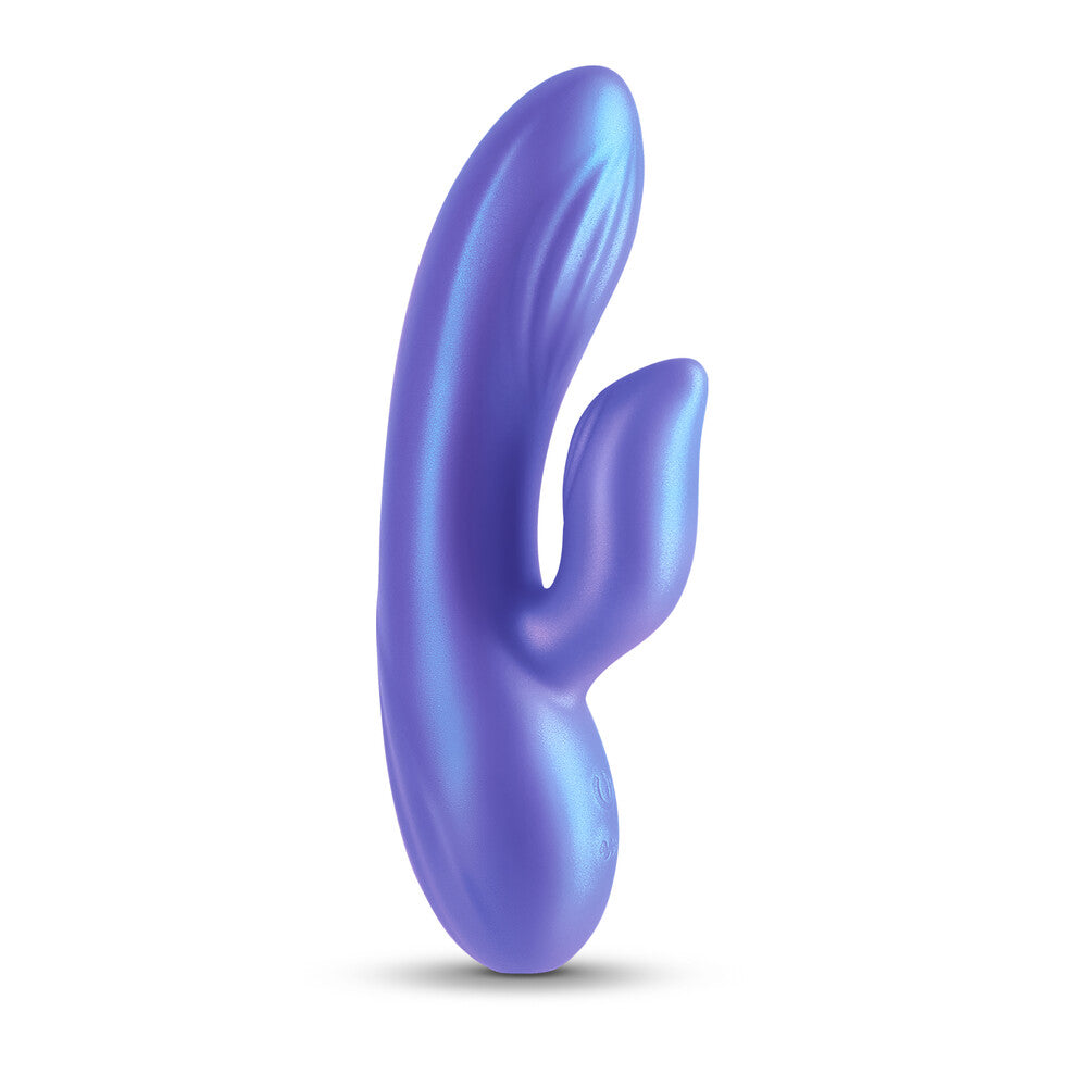 Seduction Angel Dual Rechargeable Silicone Vibrator Slim Default Title VIBRATORS-RABBIT