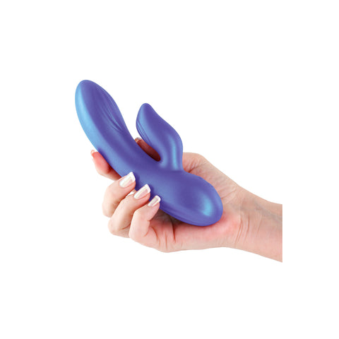 Seduction Angel Dual Rechargeable Silicone Vibrator Slim VIBRATORS-RABBIT
