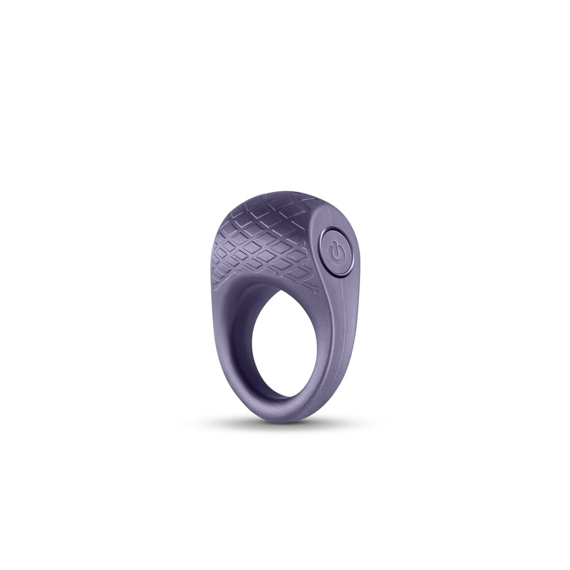 Seduction Levi Metallic Grey Rechargeable Vibrating Cock Ring Cock Rings Vibrating