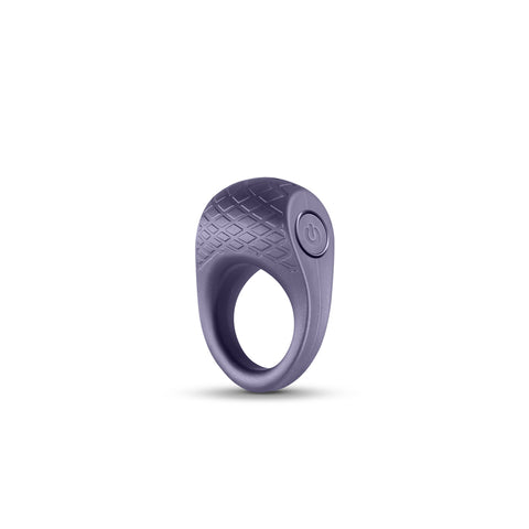 Seduction Levi Metallic Grey Rechargeable Vibrating Cock Ring Cock Rings Vibrating