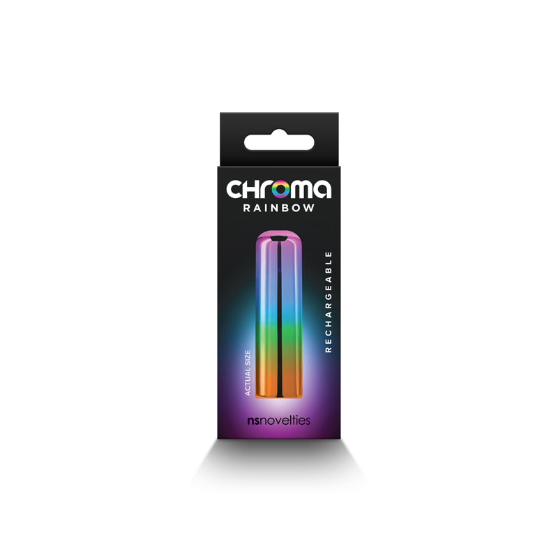 Chroma Rainbow Small 6.8 cm USB Rechargeable Bullet Vibrator BULLETS