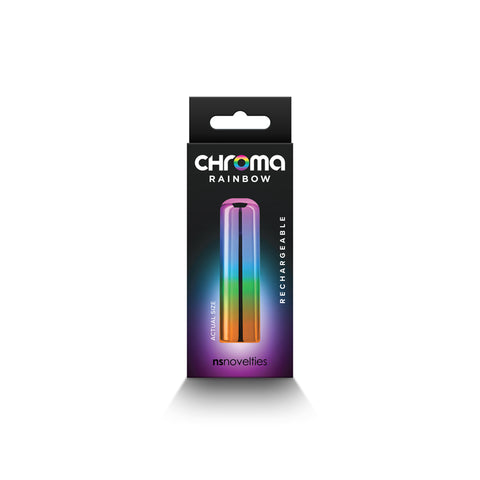 Chroma Rainbow Small 6.8 cm USB Rechargeable Bullet Vibrator BULLETS