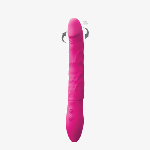INYA Rechargeable Petite Twister Vibe Pink > Realistic Dildos and Vibes > Penis Vibrators