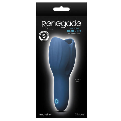 Renegade Rechargeable Vibrating Head Unit Silicone Smooth > Sex Toys For Men > Vibrating Masturbators
