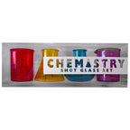 Four Piece Clear Acetate Chemistry Shot Glass Set > Novelties > Gag Gifts