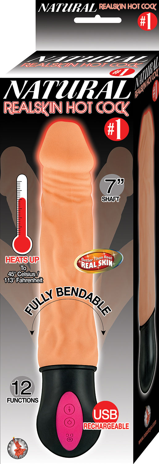 Natural Realskin Hot Cock #1 - Flesh Vibrators