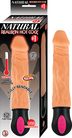 Natural Realskin Hot Cock #1 - Flesh Vibrators
