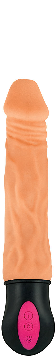 Natural Realskin Hot Bendable Vibrator with Rechargeable > Realistic Dildos and Vibes > Penis Vibrators