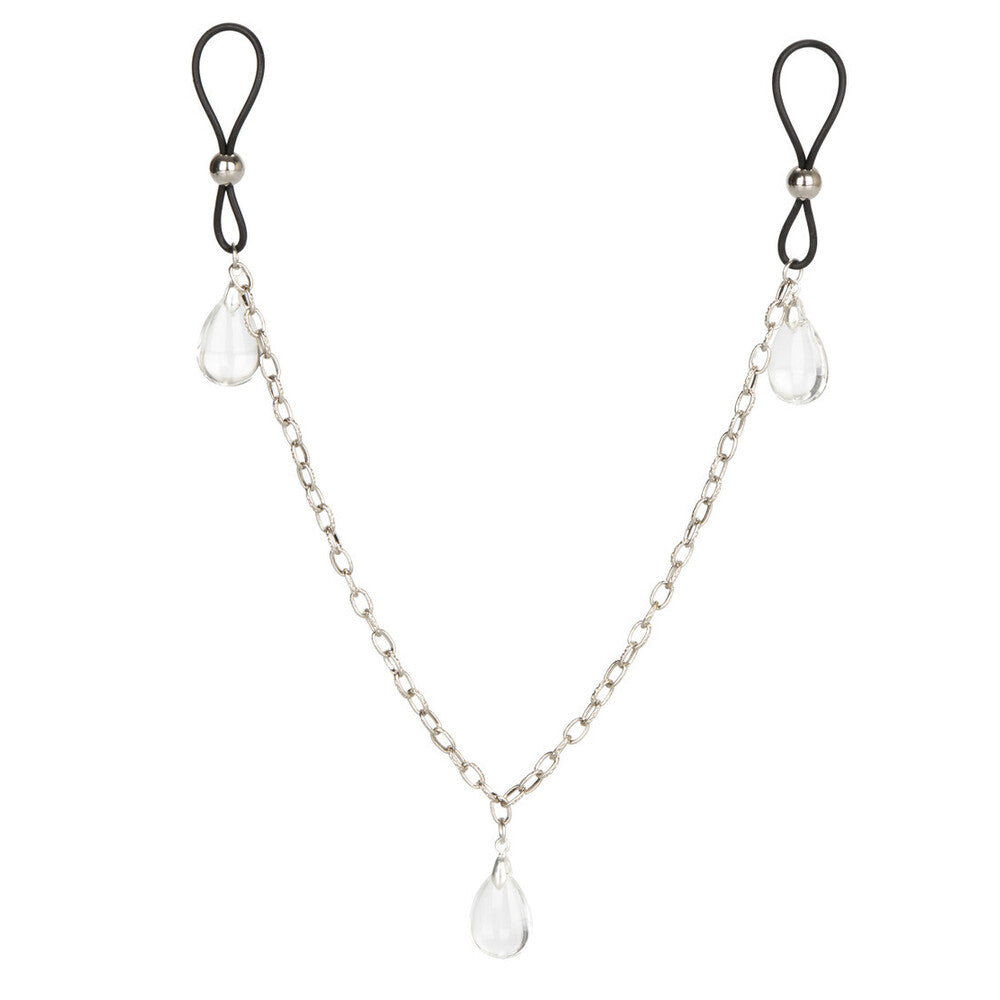 Nipple Play Non Piercing Nipple Chain Jewellery Crystal Default Title > Clothes > Body Jewellery