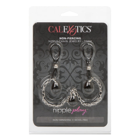 Nipple Play Non Piercing Nipple Chain Jewellery Onyx > Clothes > Body Jewellery