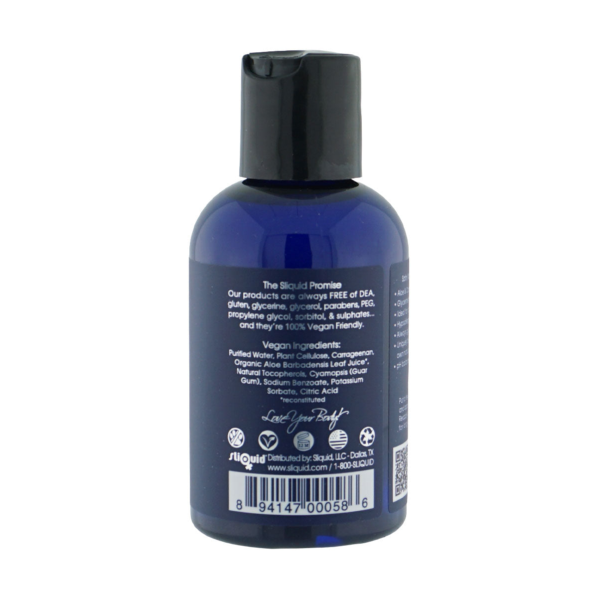 Sliquid Naturals Satin (125ml) – Hypoallergenic Vegan Moisturizer Lubricant Secondary image