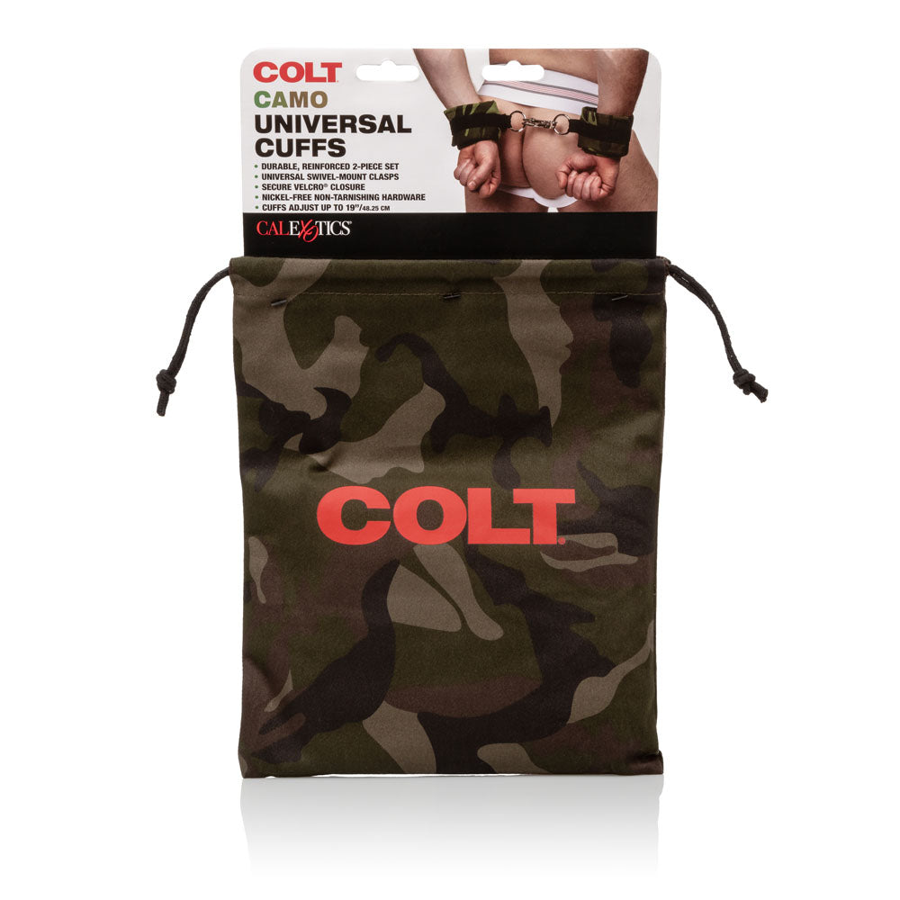 Colt Camo Universal Cuffs – Adjustable Velcro Closures Heavy Duty Canvas Restraints > Bondage Gear > Restraints