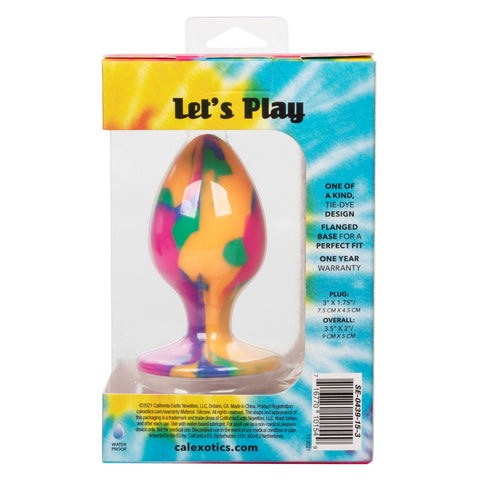 Cheeky Large Tie Dye – Vibrant Large Butt Plug > Anal Range > Butt Plugs
