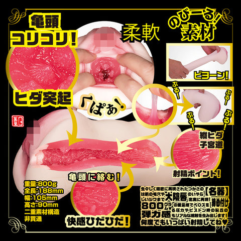 NPG Utensil Race Meiki File 003 Tsukasa Aoi Onahole > Sex Toys For Men > Masturbators