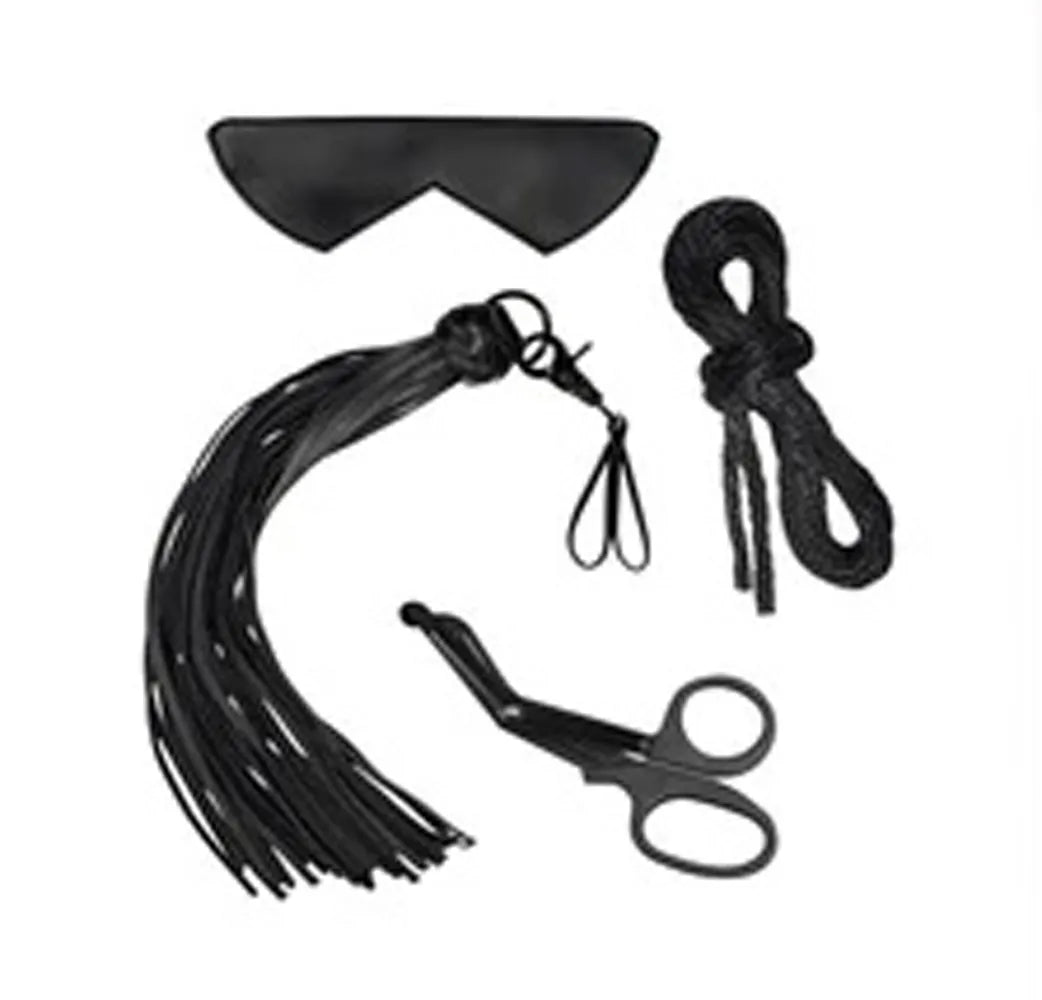 Sportsheets Learn the Ropes Shibari Starter Kit – Sensory Bondage Kit with Blindfold and Rope > Bondage Gear > Bondage Kits