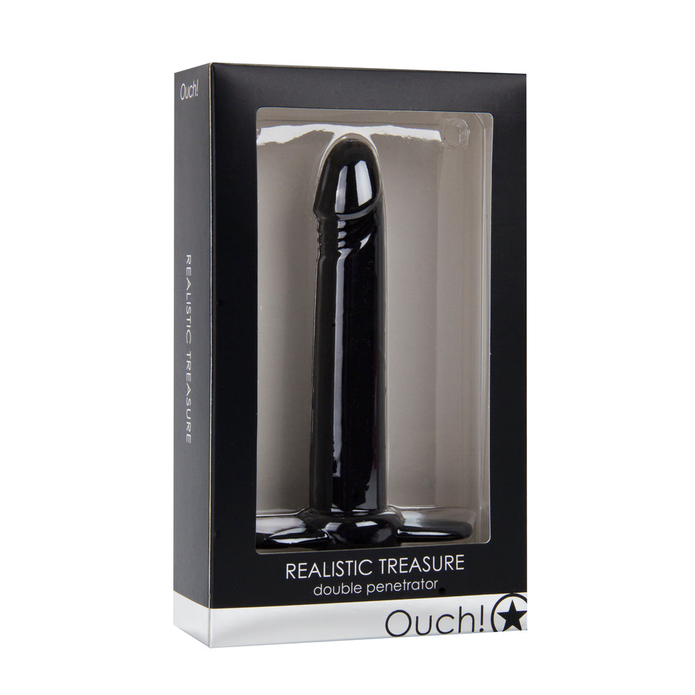 Shots Realistic Treasure Double Penetrator > Realistic Dildos and Vibes > Strap on Dildo