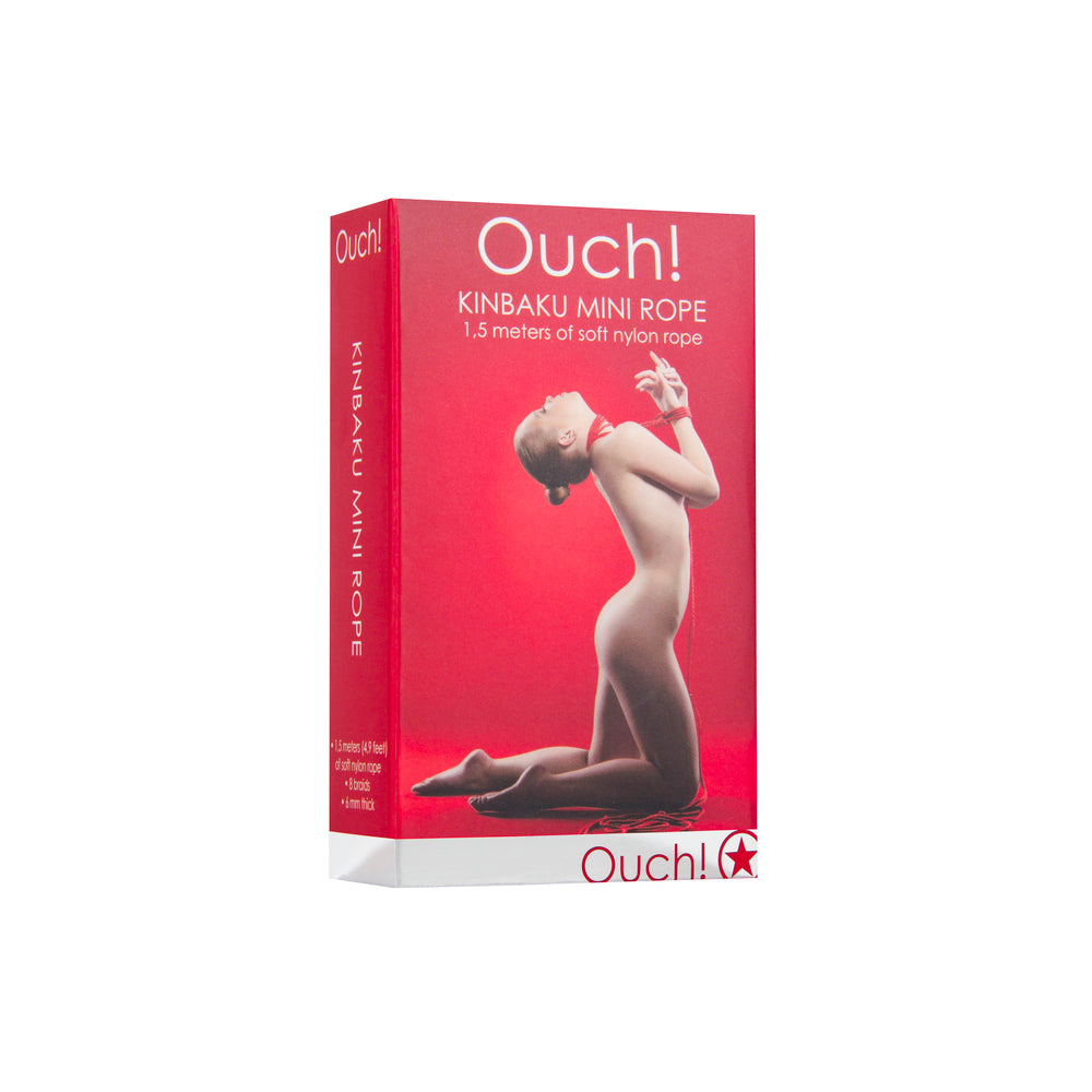 Ouch 1.5 Meters Kinbaku Mini Rope Red Rope