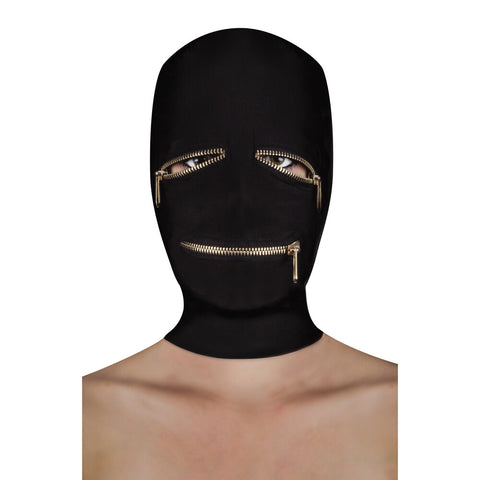 Ouch Extreme Spandex Zipper Mask With Eye And Mouth Default Title > Bondage Gear > Bondage Hoods