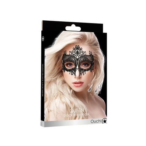 Ouch Queen Black Lace Mask > Bondage Gear > Masks