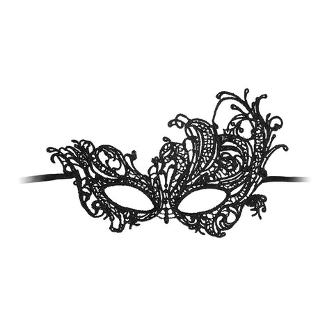 Ouch Royal Black Lace Mask Default Title > Bondage Gear > Masks
