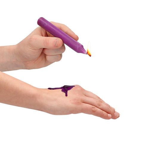 Teasing Colored Wax Candles 4 Pack Small For Sensual Play Drip Candles