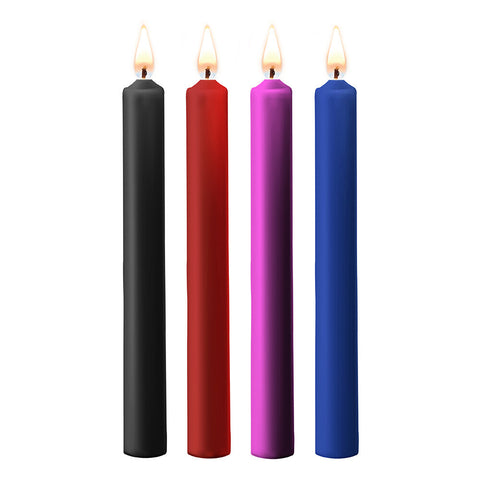 Ouch! Teasing Wax Candles 4 Pack Large – Kinky BDSM Candle Set Default Title > Candles > Drip