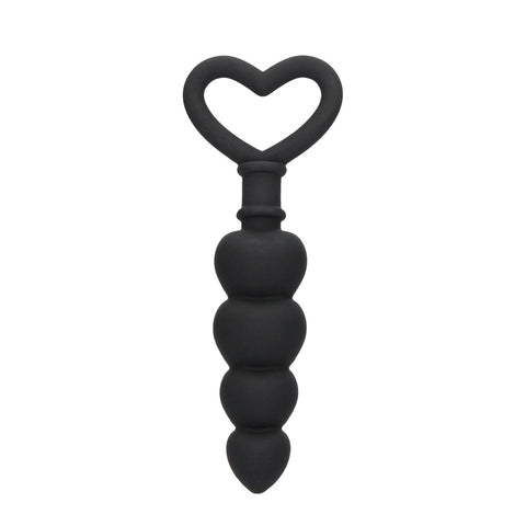 Ouch Silicone Anal Love Beads Black Default Title > Anal Range > Anal Beads