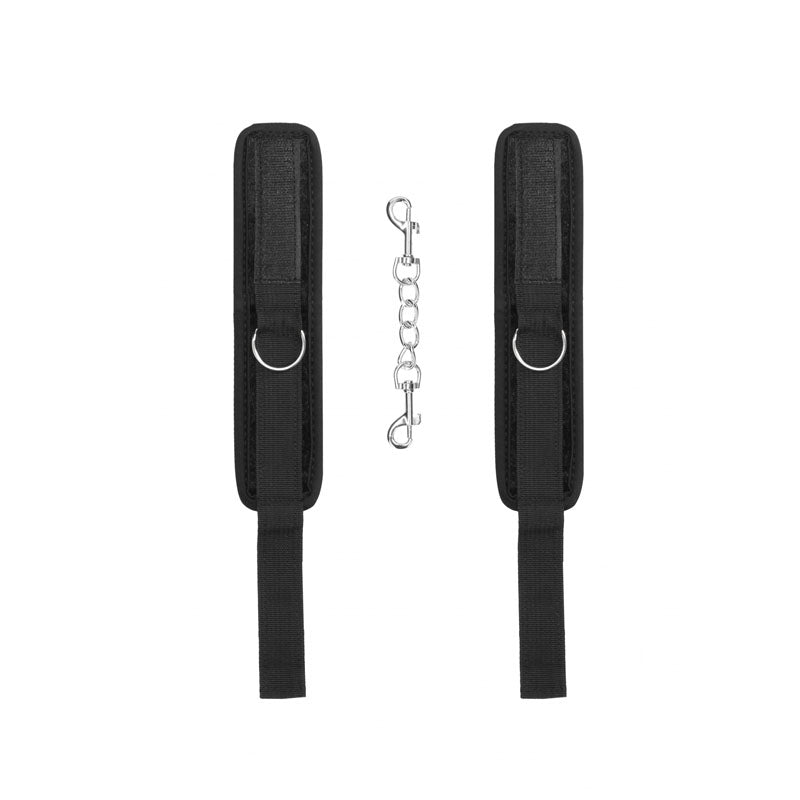 Ouch Velvet and Velcro Adjustable Handcuffs Restraints > Bondage Gear > Restraints
