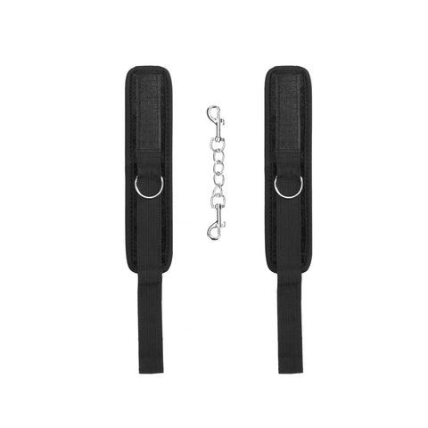 Ouch Velvet and Velcro Adjustable Handcuffs Restraints > Bondage Gear > Restraints