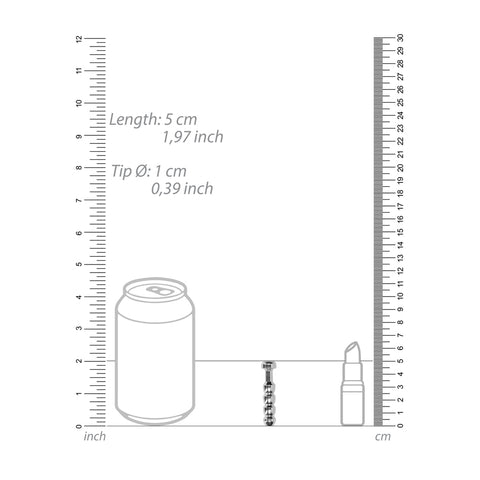 Ouch Urethral Sounding Stainless Steel Ridged Plug > Bondage Gear > Medical Instruments