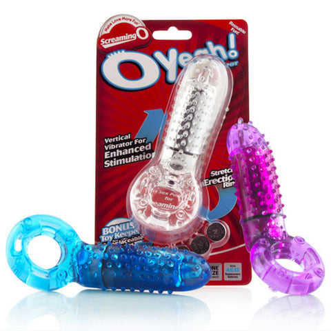 Screaming O Yeah Silicone Vibrating Cock Ring For Couples > Sex Toys For Men > Love Ring Vibrators