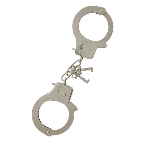 Original Metal Handcuffs With Keys For Intimate Play > Bondage Gear > Handcuffs