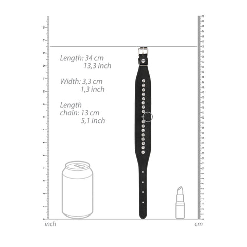 Ouch Diamond Studded Ankle Cuffs > Bondage Gear > Restraints