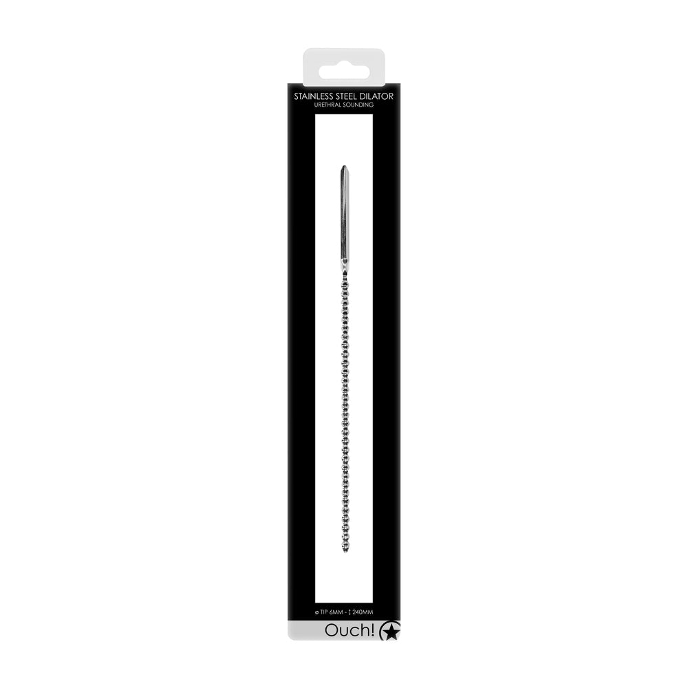 Ouch Urethral Sounding Stainless Steel Bumpy Dilator Sounding Rods
