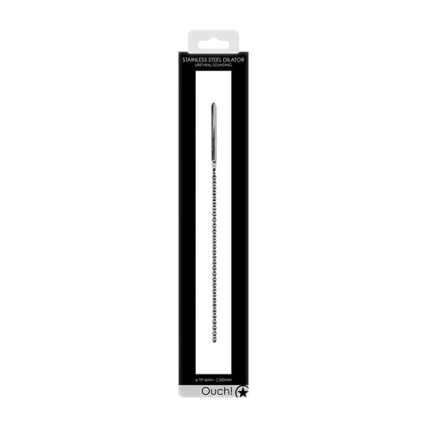 Ouch Urethral Sounding Stainless Steel Bumpy Dilator Sounding Rods