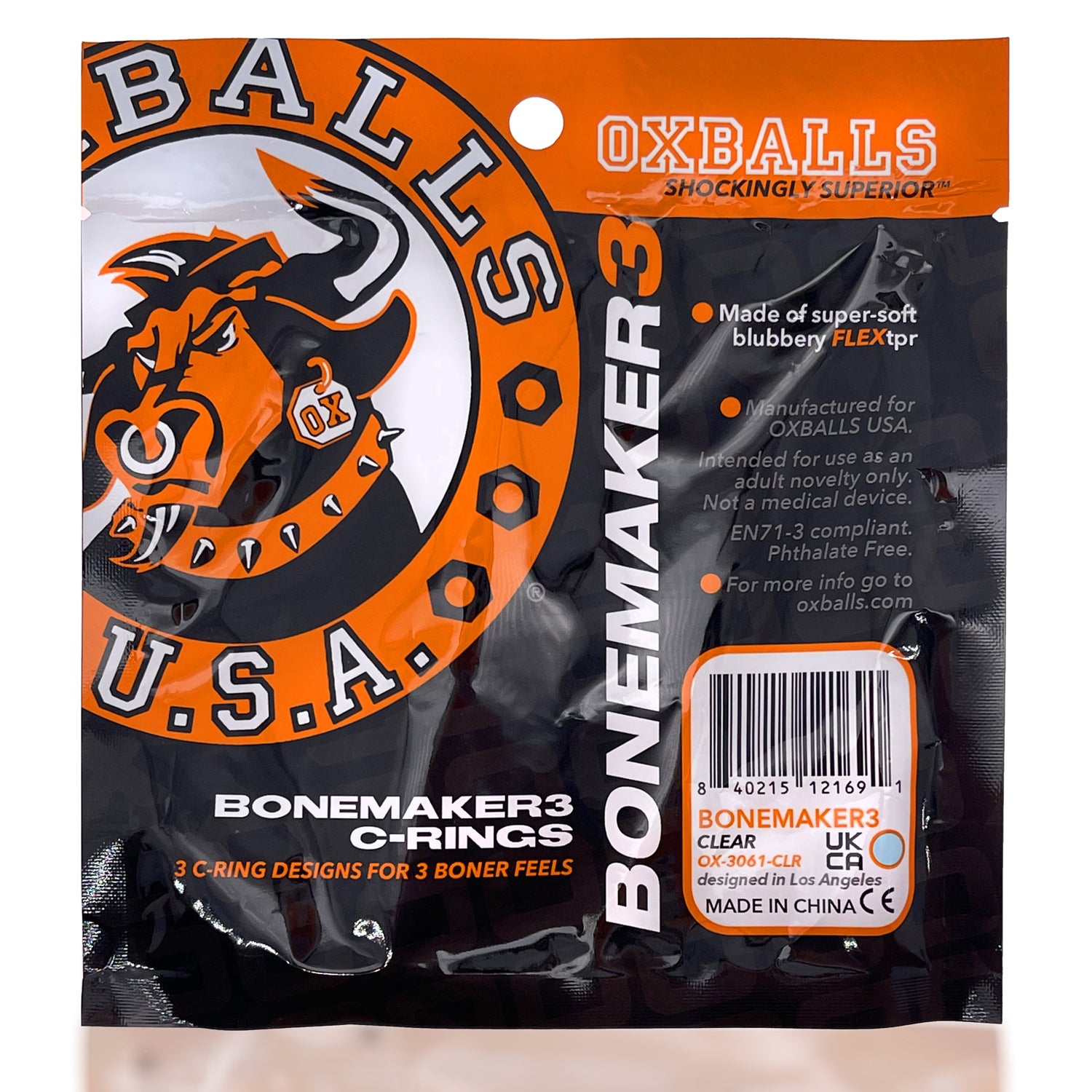Oxballs Bonemaker Cockring 3 Pack COCK RING Set
