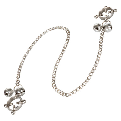Nipple Grips 4-Point Nipple Press with Bells – Adjustable Nipple Clamp > Sex Toys > Nipple Clamps