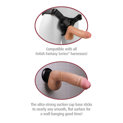 Real Feel Deluxe No 6 Flesh Penis Vibrator > Realistic Dildos and Vibes > Realistic Vibrators