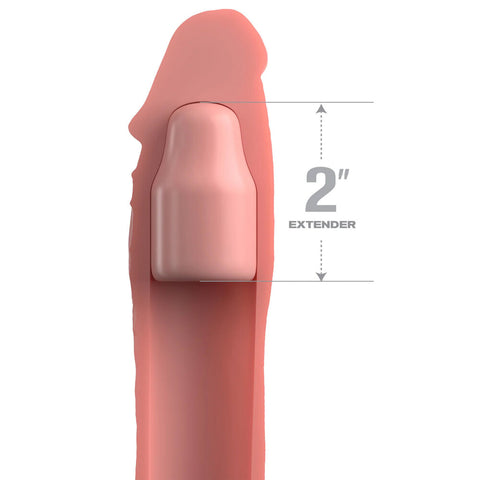 Xtensions Elite 2 Inch Silicone Penis Extender Sleeve > Sex Toys For Men > Penis Extenders
