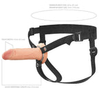 FX Elite 6 Inch Dual-Density Hollow Silicone Strap-On > Dildos > Hollow Strap Ons