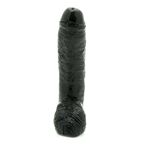 Basix 10 Inch Fat Boy Black Dildo > Realistic Dildos and Vibes > Realistic Dildos