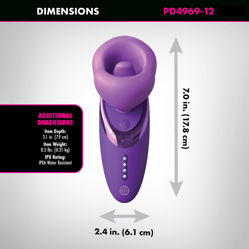 Fantasy For Her Pleasure Sucker – Suction, Licking, and Vibrating Stimulator > Sex Toys For Ladies > Air Pulsation
