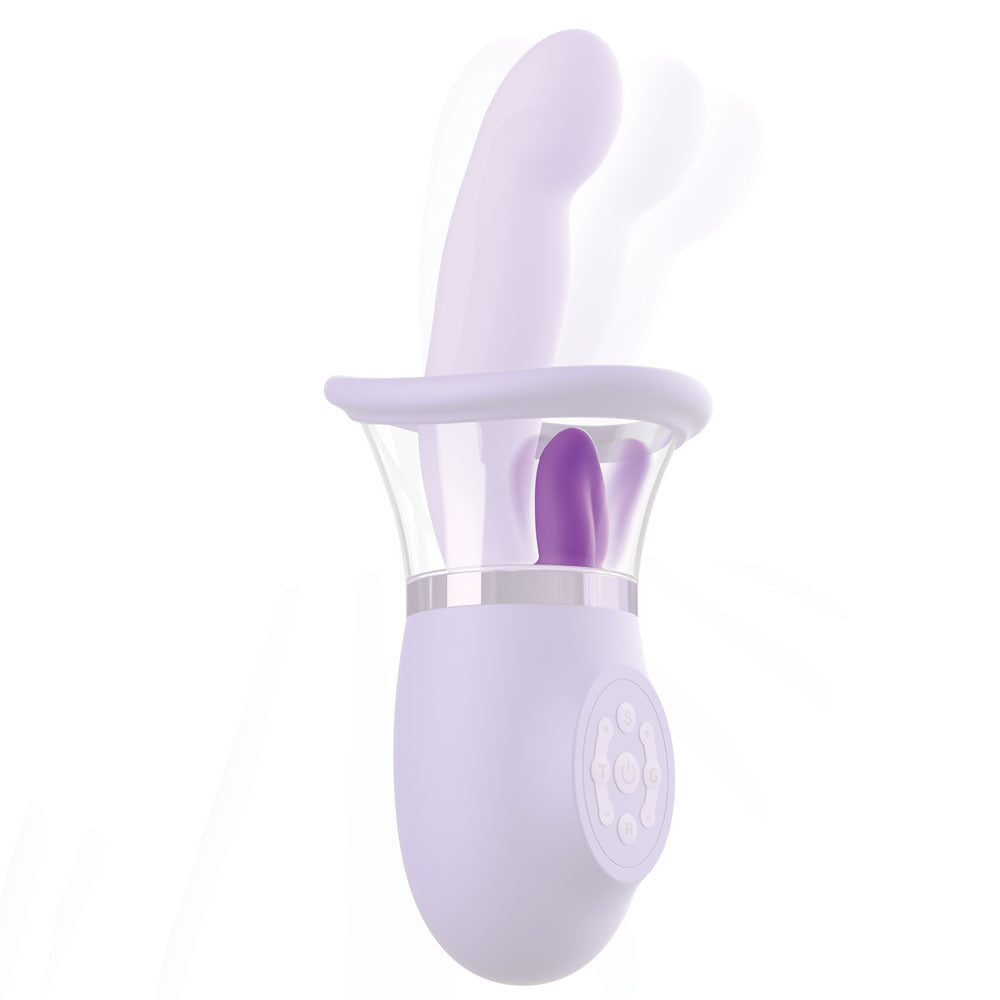 Fantasy For Her Ultimate Pleasure Pro Plus Rechargeable G-Spot Vibrator with Clitoral Licking and Flicking > Sex Toys For Ladies > Clitoral Vibrators and Stimulators