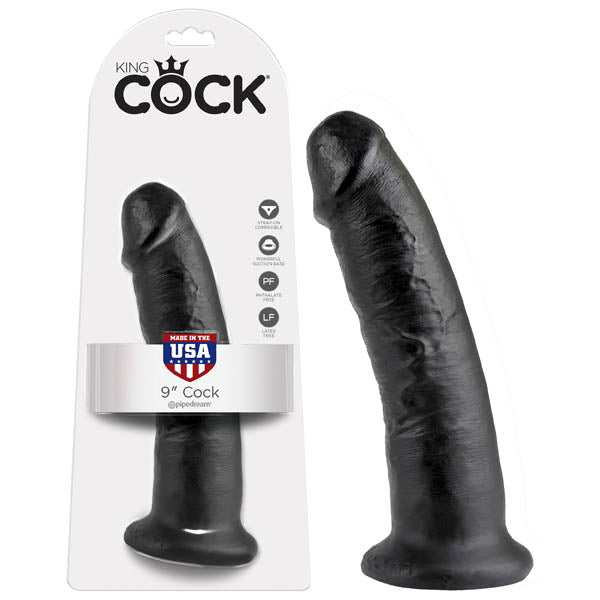 King Cock 9 Inch Realistic Dildo with Veins – 22.9 cm Dildo > Dildos > Large Dildos
