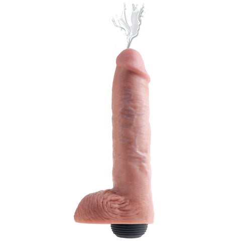 King Cock 11 Inch Squirting Cock With Balls Flesh Default Title > Realistic Dildos and Vibes > Squirting Dildos