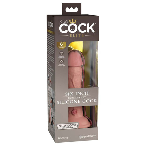 King Cock Elite 6 Inch Dual Density Dildo Caramel > Realistic Dildos and Vibes > Penis Dildo
