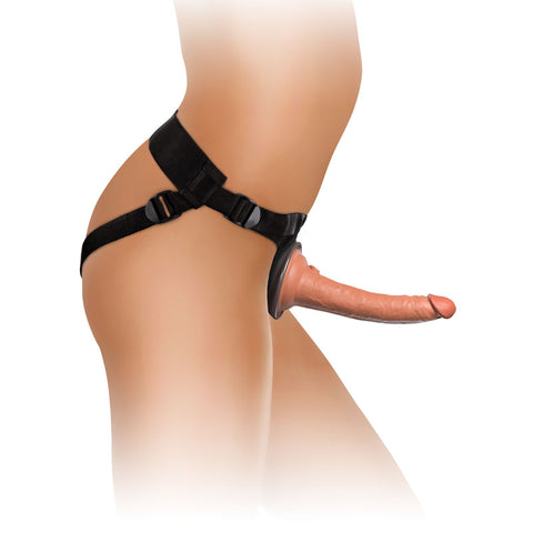 King Cock Elite Comfy Body Dock Kit with Tan 17.8 cm Dong Dildos & Dongs