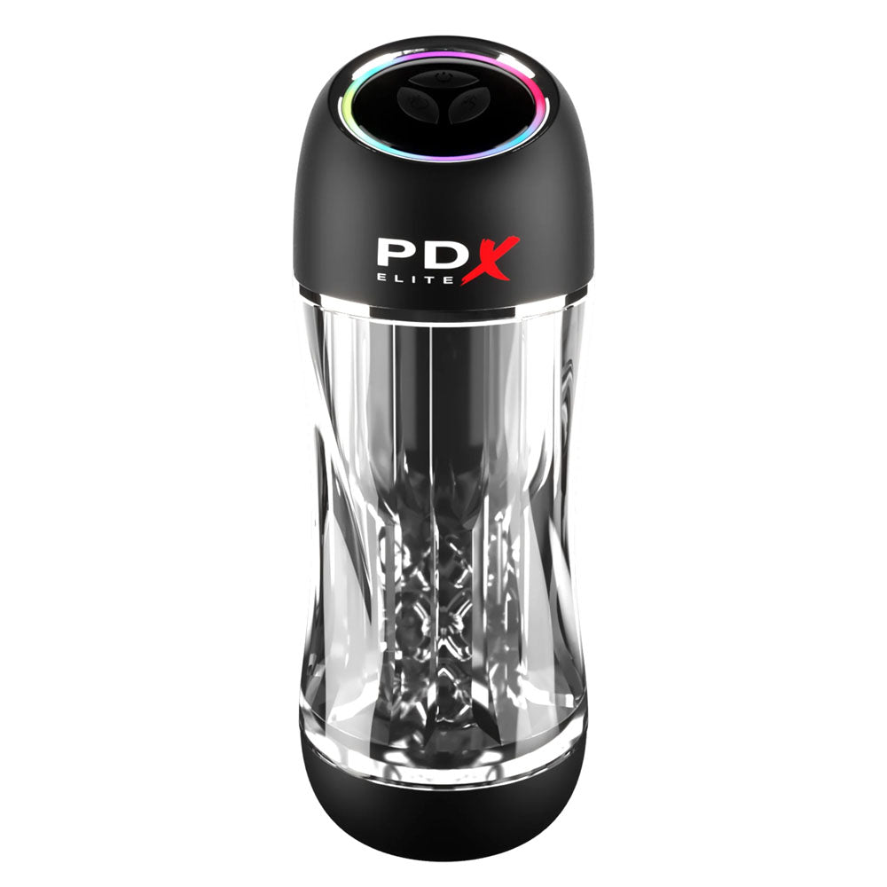 PDX Elite ViewTube Pro – Suction and Vibration Male Masturbation Toy > Sex Toys For Men > Masturbators > Vibrating