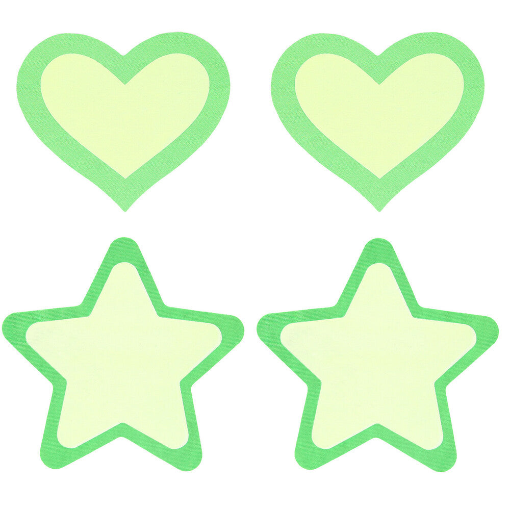 Peekaboo Pasties Glow In the Dark Default Title Pasties