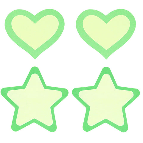Peekaboo Pasties Glow In the Dark Default Title Pasties